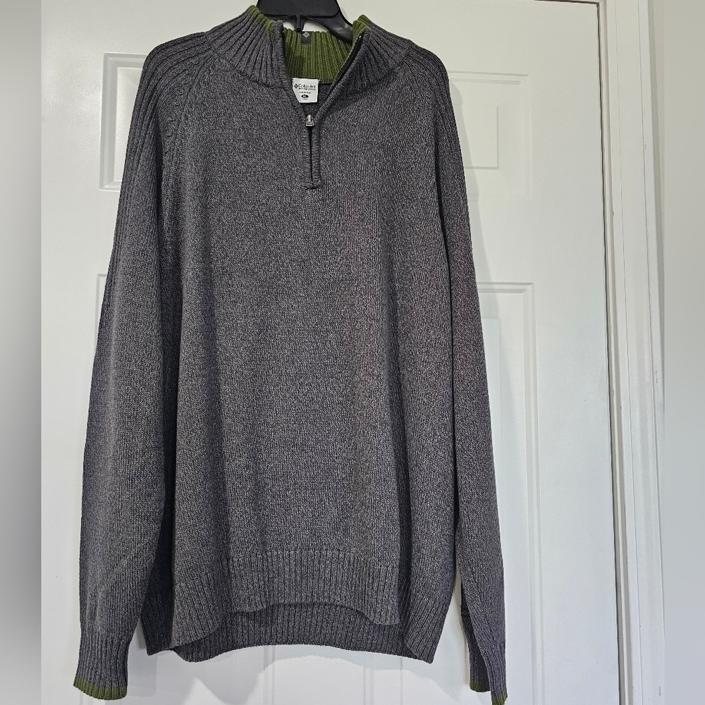 Columbia Mens Sweater size XL 100% Cotton